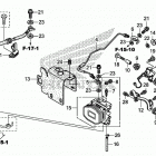 CBR600RA Rear valve unit