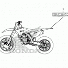 CRF250R AC Наклейки