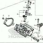 CRF250R AC Корпус Дросселя