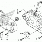 VT750CS Крышка картера правая