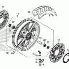 GL1800DA Переднее колесо