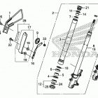 Z125M Передняя вилка