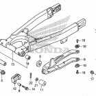 CRF230F Бугель и цепь