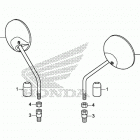 Z125M Зеркало
