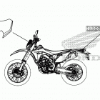CRF450L Наклейки