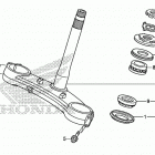 CBR600RA Траверса нижняя