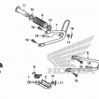 XR650L A Подножки