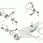 Z125M Задний фонарь