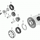 CRF450L Муфта стартера