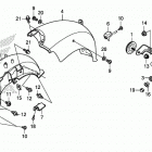 C125A Задний бампер
