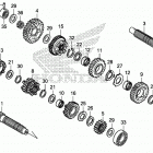 CBR600RA Трансмиссия