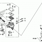 CBF300N AC Front brake master