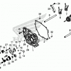 GL1800BD Shift drum@shift fork