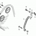 CBR600RA Цепь ГРМ и натяжитель