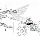 CRF150R Наклейки