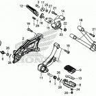 CMX500 Подножки