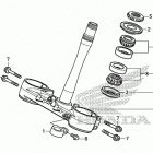 CRF450RX Траверса нижняя