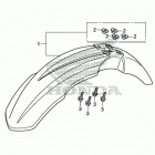 CRF150R Переднее крыло