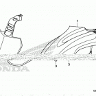 CRF50F Переднее крыло