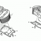 VT750CS Цилиндры