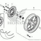 Z125M Переднее колесо