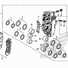 GL1800DA Передний тормозной суппорт левый