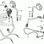 CMX500 Рычаги,тросы и рулевые переключатели