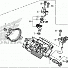 CRF450L Корпус Дросселя