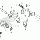 CRF230F Вилка переключения передач