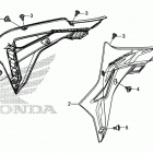 CRF250RX Radiator shroud (2)