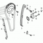 CRF230F Цепь ГРМ и натяжитель