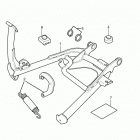 CRF1000A 2AC Центральная подножка