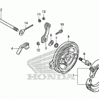 CRF50F Задний тормоз