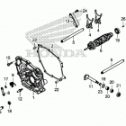 GL1800DA Shift drum@shift fork