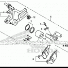 Z125M Задний суппорт