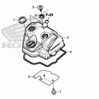 CRF450L Крышка головки цилиндров