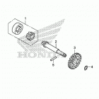 CRF150R Масляный насос