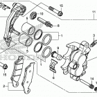 CRF450L Передний суппорт