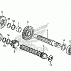 CRF50F Трансмиссия