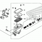 GL1800DA Задний тормозной цилиндр