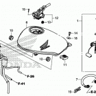 CMX500 Топливный бак и насос