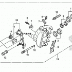 VT750CS Передний суппорт тормозной