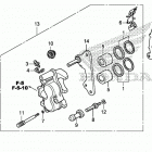 GROM125 Передний суппорт