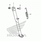 CRF230F Подножка