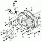 Z125M Крышка картера правая