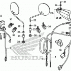 XR650L A Рычаги,тросы и рулевые переключатели