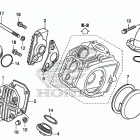 CRF50F Крышка головки цилиндров