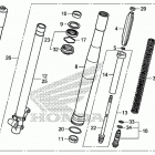 CRF150R Передняя вилка
