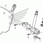 CRF150R Траверса нижняя