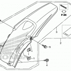 CRF150R Задний бампер